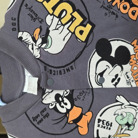 H&M Disney Button Up Long Onesie Bodysuit - Picture 7 of 7